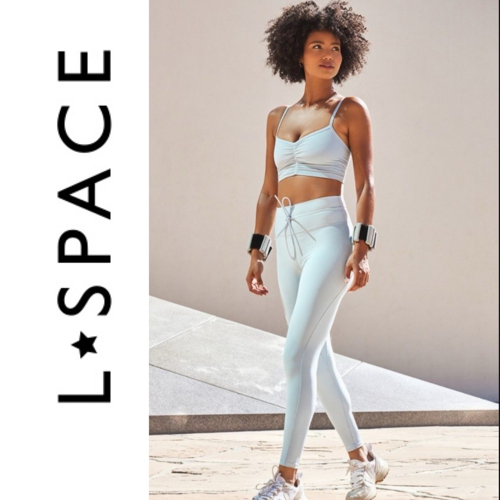 L*Space Active Turner Leggings in Sky Blue XS